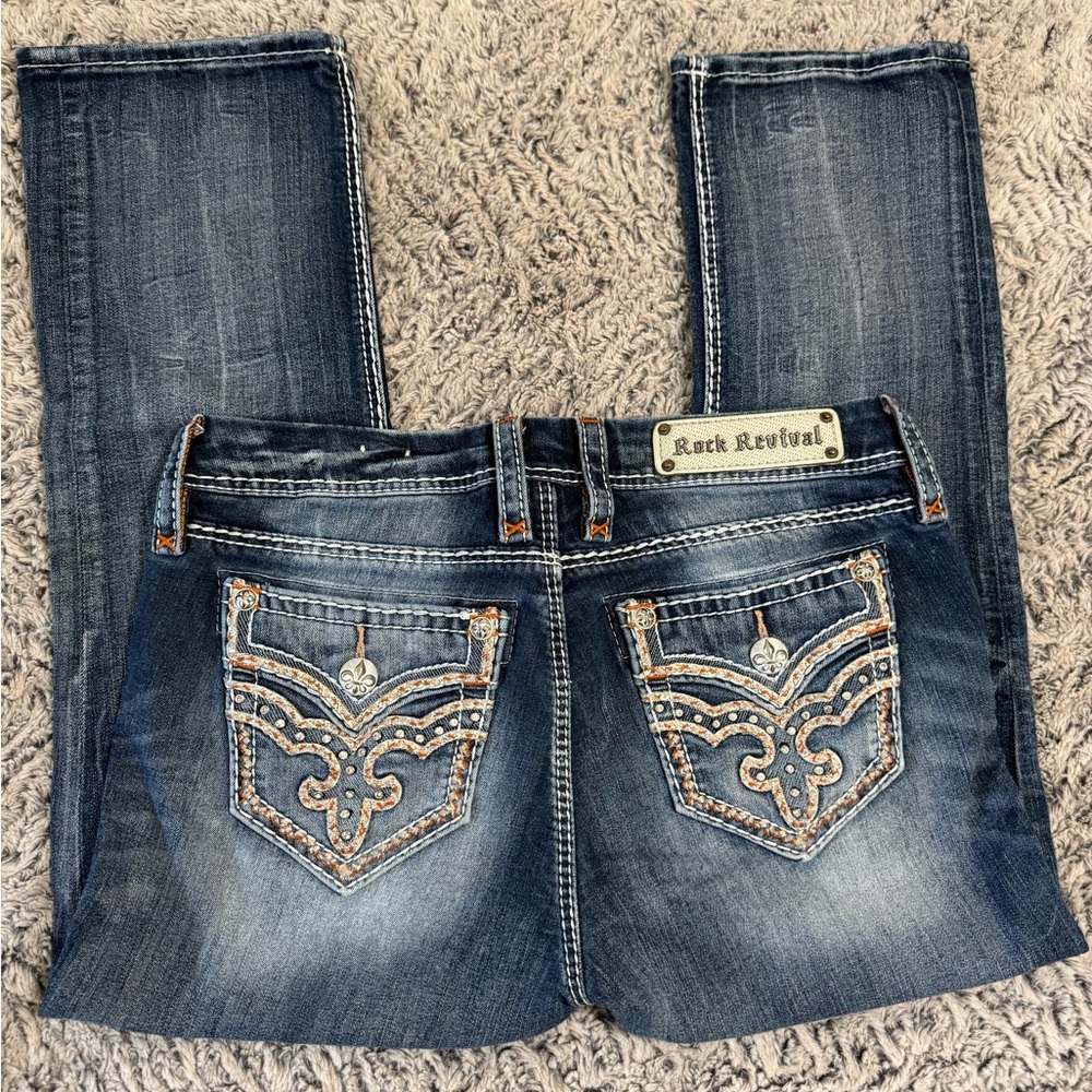 Rock Revival ‘Delar’ Curvy Crop Jeans